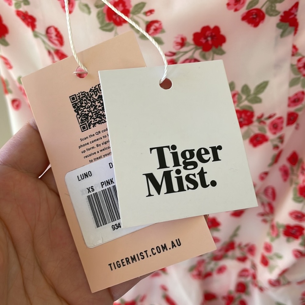 BNWTâ¨TIGER MIST. floral strapless mini dress - Picture 13 of 16